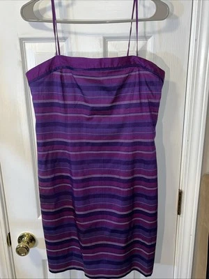 Vestido morado para mujer Laundry by Shelli Segal talla 12 Foto 1 de 4