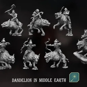 Orc Legion Riders of the Northern Mountain | 28mm Tabletop | 3D Print | LOTR - Picture 1 of 2