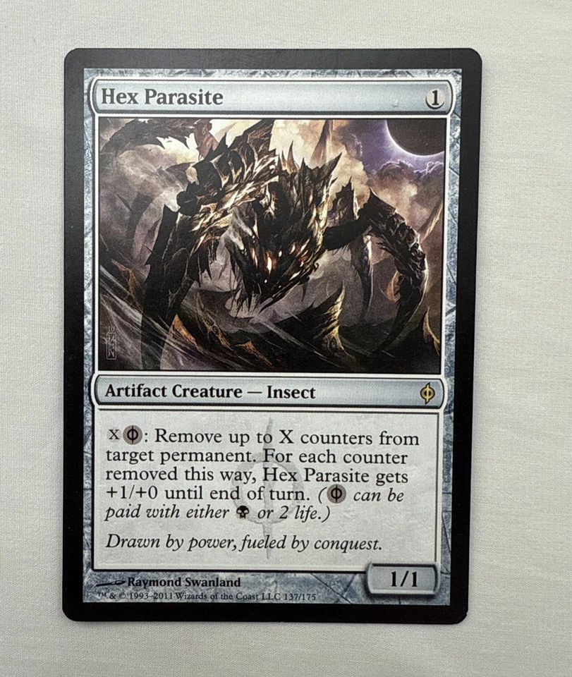 Hex Parasite x1 MTG New Phyrexia 1x Magic Very Good Light Play VG LP - Image 1 of 2