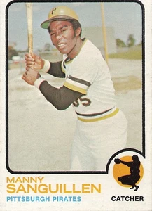 1973 Topps #250 Manny Sanguillen, NM - Bild 1 von 2