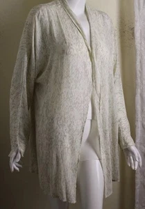 KD Spring L Art-to-Wear Lightweight Rayon Japanese Asian Floral Jacket Topper - Picture 1 of 5