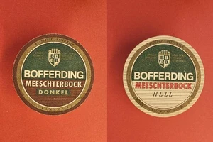Bofferding Meeschterbock brauner Kreis Brauerei Bierdeckel Bier - Picture 1 of 1