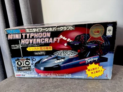 Vintage NOS 1980's Taiyo Japan R/C Black Mini Typhoon Hov Ercraft OVP - Bild 1 von 4