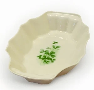 Trébol trébol baratija ovalada irlandesa celta porcelana delicada Parian Donegal 6" - Imagen 1 de 13