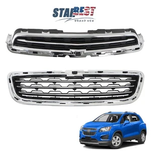 Grille Lower Chrome Shell with Black Insert Fit For Chevrolet Trax 2014-2016 - Picture 1 of 13