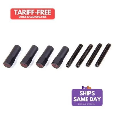 Proform 141-759, Set of 4 Valve Cover Nuts Black Crinkle (4) Performance Parts - Image 1 of 4