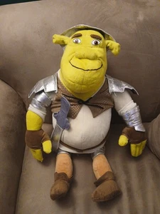 Shrek Third Movie Knight Ogre Dreamworks Plush 26 - Picture 1 of 9