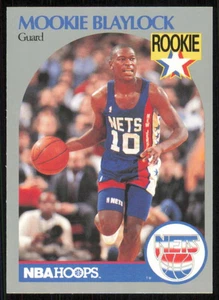 1990 HOOPS MOOKIE BLAYLOCK 193 MINT RC BASKETBALL NEW JERSEY NETS - Picture 1 of 2