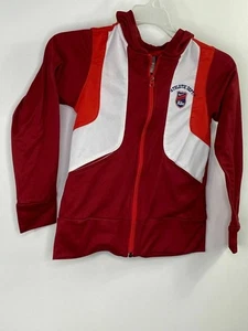 Nike The Athletic Department Full Zip Jacke Medium rot weiß Block Swoosh - Bild 1 von 4
