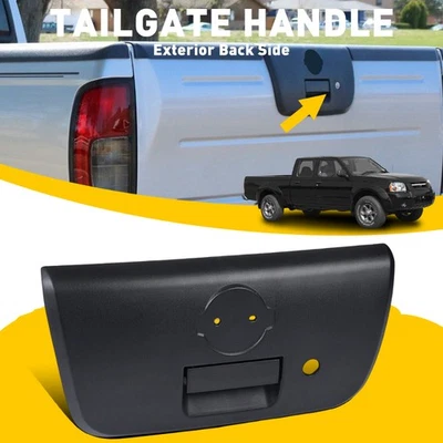 Black Tailgate Handle Assembly NI1915102 For 2001-04 Nissan Frontier Base SE SVE - Image 1 of 4