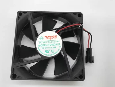 UNO. , Ventilador TOYON TD8020LS DC12V 0.08A 80*20MM 2 pines ventilador de refrigeración amk.ko Foto 1 de 4