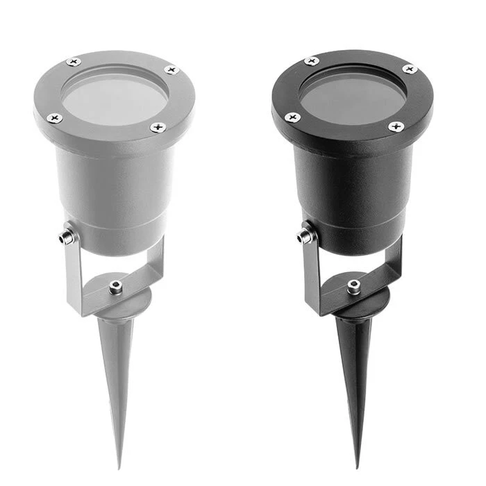 Gartenstrahler Erdspieß GU10 IP65 Schwarz Grau - Bild 1 von 1