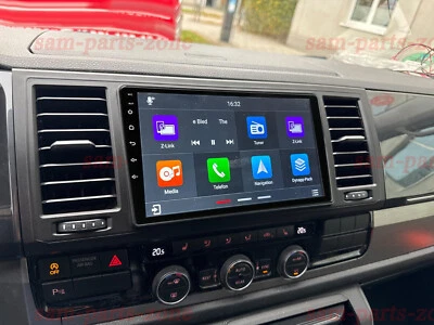 Carplay Pour VW T6 Transporter Multivan Autoradio GPS Navi FM 32G BT Android 13 - Photo 1/4