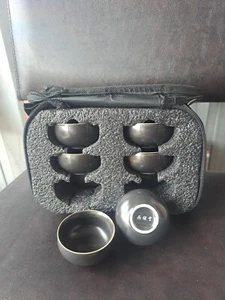 Japanese Ceramic Tea Cup Travel Set - Picture 1 of 2