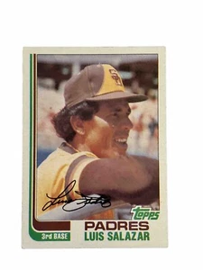 Excellent: Vintage 1982 topps Luis Salazar San Diego Padres Trading Card - Picture 1 of 2