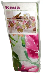 TROPICAL ~ Printed Tablecloth  ~ TROPICAL FOLIAGE ~ 60" x 84" Seats 6-8 - Picture 1 of 1