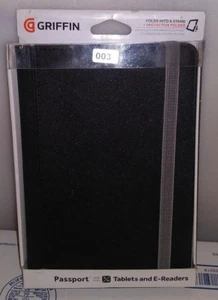 NUEVO PASAPORTE GRIFFIN PLIEGA EN SOPORTE CORREA CERRADA PARA TABLETAS S/M NEGRO G-9 - Imagen 1 de 5