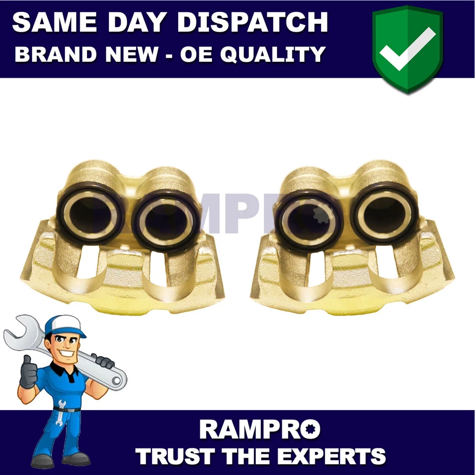 2x Pinzas de freno delanteras Rampro para Ford Ka 1996-2005 Fiesta 1989-2002 Foto 1 de 1
