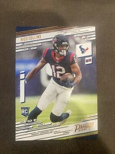 Nico Collins 2021 Panini Chronicles Prestige Rookie Card Insert #237 - Picture 1 of 2
