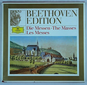 Beethoven Edition - The Masses/Karajan & Richter-DG 3LP Box Set 2720 013 EX - Picture 1 of 4