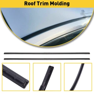 2 PCS Roof Drip Molding Trims Left+Right Fits 2007-2011 Toyota Camry Accessories - Picture 1 of 17