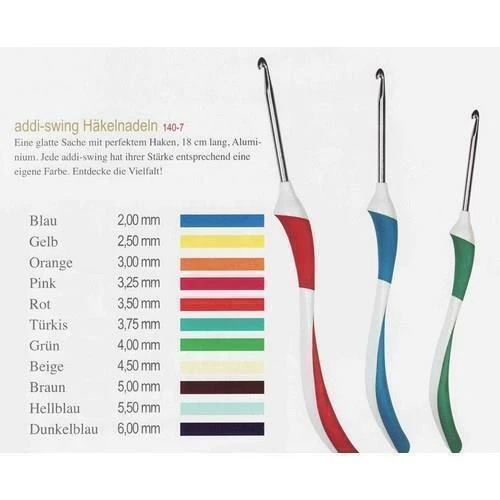addi Häkelnadel Swing 16cm 3,25mm - Bild 1 von 1