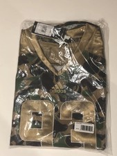 BAPE x adidas Super Bowl Jersey Green Camo A Bathing Ape 100% Authentic Medium