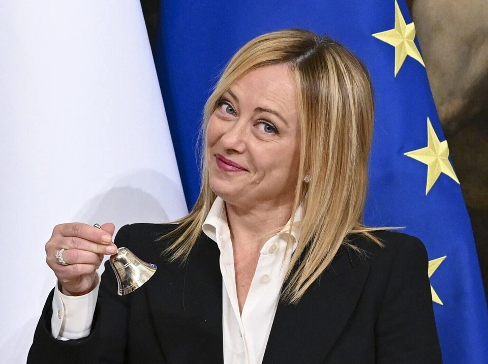 GIORGIA MELONI Primer Ministro Italiano Italia Brillante Póster Foto Impresión Foto 1 de 1