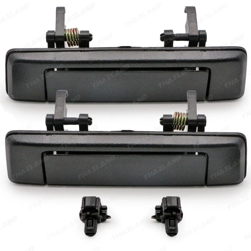 Set Black Outer Handle Door For Mazda Magnum B2000 B2200 B2500 Truck 1989 - 1998 - Imagem 1 de 4