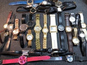 Women’s Vintage To Now Watch Lot Of Untested Watches Wearable,Parts Or Repair - Picture 1 of 24