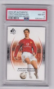 2004 SP Authentic Manchester United #7 Cristiano Ronaldo RC Base PSA 8 - Picture 1 of 2