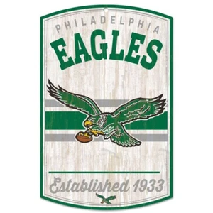 PHILADELPHIA EAGLES RETRO EST. 1933 WOOD SIGN 11"X17'' NEW WINCRAFT 🦅 - Picture 1 of 1