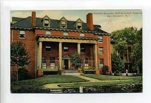 East Greenwich RI Eastman Memorial, East Greenwich Academy, temprano - Imagen 1 de 2