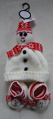 Conjunto de sombrero y bota de invierno forrado de lana para bebé 12-24 meses nuevo con etiquetas Irlanda Foto 1 de 4