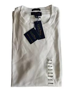 NWT  Club Room Men’s Short Sleeve Pima Cotton Shirt White Size XL - Picture 1 of 8