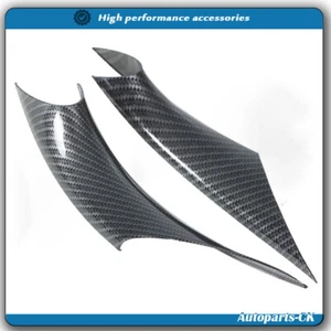 For BMW 3 4 F30 F35 2PCS Carbon Fiber Inside Inner Door Handle Cover Case Trim - Picture 1 of 8