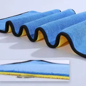 Auto Care Super Thick Plush Microfiber Towel Cleaning Wax Polishing Portable New - Picture 1 of 16