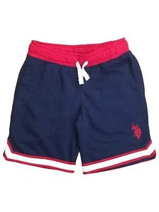 U.S. Polo Assn. Boys Navy Knit Shorts With Drawstring & Elastic Waist - Picture 1 of 1