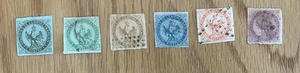 Französische Kolonien Allgemeine Ausgaben 1859 Briefmarken von YT 1 bis 6 - gebraucht - Bild 1 von 2