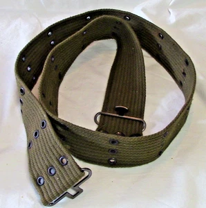 Replica Military-Style Olive Web Belt/Gear/Canteen Holder – 42" - Picture 1 of 4