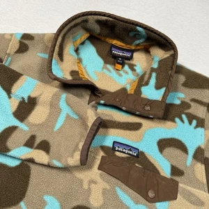 Pullover polar Patagonia ligero para hombre Synchilla Snap-T camuflaje XS - Imagen 1 de 11