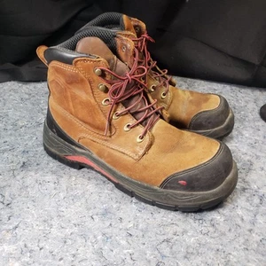 Red Wing Mens Sz 10.5 Work Boots 6” 4402 Waterproof King Steel Safety Toe - Picture 1 of 17
