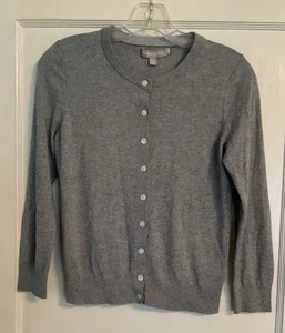 Damen Strickjacke Pullover Banana Republic hellgrau Größe S - Bild 1 von 3