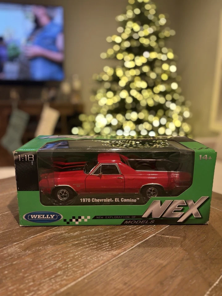 Welly 1970 Chevrolet El Camino | Red 1:18 | Free Shipping!! - Image 1 of 1