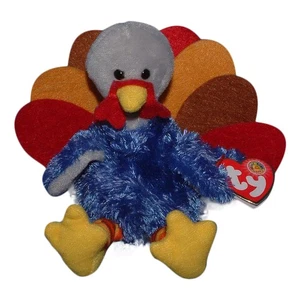 Ty Beanie Baby Stuffed - MWMT (Turkey BBOM 2006) Thanksgiving - Picture 1 of 1