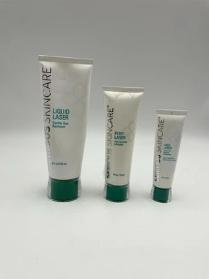Pack de 3 Set de inhibidores láser facial, líquidos y postes serios para el cuidado de la piel para rostro/cuerpo Foto 1 de 4
