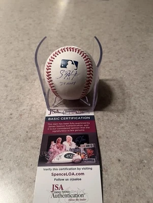 Stephen Vogt Signed Baseball JSA COA Rawlings OMLB Autogrpsh Auto MOTY Cleveland - Image 1 of 4