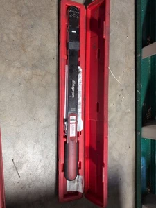 SNAP ON 1/2” DRIVE FLEX HEAD TORQUE WRENCH 40-250ft LB TQFR250E GOOD CONDITION - Picture 1 of 2