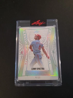 2025 LEAF ESPETACULAR Lenny Dykstra #56 4/10 Phillies - Imagem 1 de 4