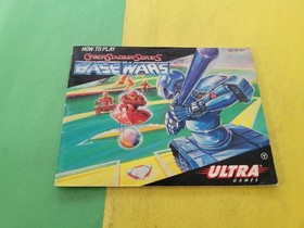 Nintendo NES Instruction Manual Cyber Stadium Series Base Wars